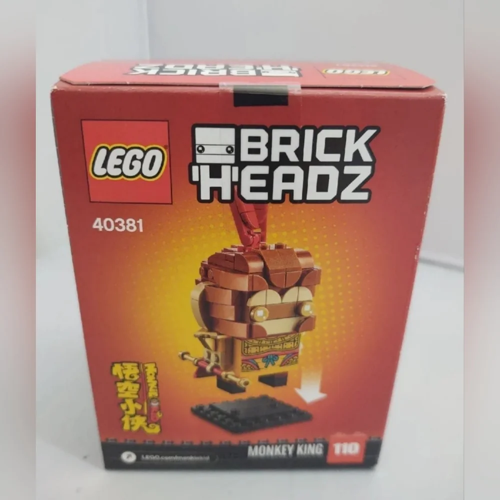 Lego Brick Headz Monkey King 40381 NWT Building Toy Set Monkey King #110